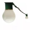 Varal Luz Cordão Verde 10MT lâmpada 15w Leitosa 220v Inc. - 1
