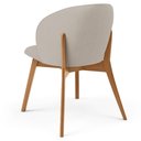Ver imagem 5 de Kit 04 Cadeiras de Jantar e Estar Living Estofada Mia L02 Linho Bege - Lyam Decor