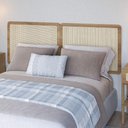 Ver imagem 2 de Cabeceira Cama Box Casal Queen Painel com Telinha 160cm Moss A03 Hanover - Lyam Decor