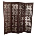 Ver imagem 1 de Biombo 4 Folhas 172x180cm Mdf Modelo 2 Rustico Vazado