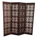Ver imagem 1 de Biombo 4 Folhas 172x180cm Mdf Modelo 2 Rustico Vazado