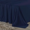 Ver imagem 3 de Jogo de Cama Casal Nobre 4 Peças Lençol com Elástico de 30cm de Altura Malha 100% Algodão - Azul