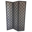 Ver imagem 1 de Biombo 3 Folhas 129X180cm Mdf Modelo 8 Rustico Vazado