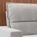 Ver imagem 4 de Sofá 4 Lugares Madri Retrátil Reclinável Linho Cinza 240cm