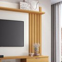 Ver imagem 3 de Painel para Tv Ambiente Lets Cinamomo Off White - Hb Móveis