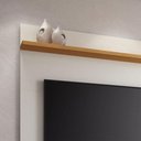 Ver imagem 4 de Painel para Tv Ambiente Lets Cinamomo Off White - Hb Móveis