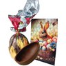 Ovo de Páscoa 250 G Exclusivo com Quebra-cabeça 80 Peças em Mdf Feliz Páscoa Coleção Tea e Amor Ovop - 3