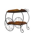 Ver imagem 4 de Carrinho de Chá para Área Gourmet Rústico Ferro e Madeira