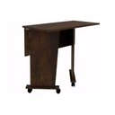 Ver imagem 5 de Mesa Multiuso Escritório Dobrável ME4117 c/ Rodízios Carvalho - Tecno Mobili