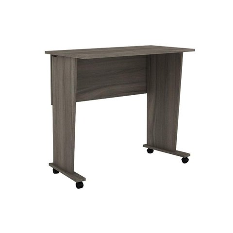 Mesa Multiuso Escritório Dobrável ME4117 c/ Rodízios Carvalho - Tecno Mobili