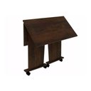 Ver imagem 6 de Mesa Multiuso Escritório Dobrável ME4117 c/ Rodízios Carvalho - Tecno Mobili