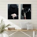 Ver imagem 2 de Kit 2 Quadros Tranca Rua Das Almas - Fotos 24x18cm:madeira Preta