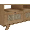 Ver imagem 5 de Mesa de Centro Decor 2 Gavetas Carvalho - Pnr Móveis