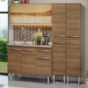Ver imagem 1 de Armário de Cozinha Compacta 169cm com Pia Rustic Emilly Madesa 12 Rustic Rustic