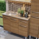 Ver imagem 2 de Armário de Cozinha Compacta 169cm com Pia Rustic Emilly Madesa 12 Rustic Rustic