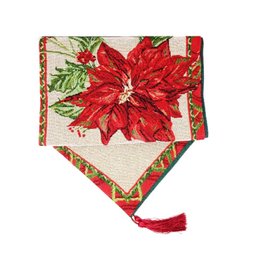 Caminho de Mesa Gobelin Rústico Trilho de Mesa Natal Luxo 33cm x 180cm - Magizi - 1