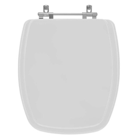 Tampa de Vaso Sanitário Valentina Cinza Claro para Louça Santamarina
