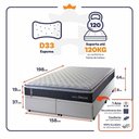 Ver imagem 2 de Cama Box Baú Dakota Espuma D33 Queen 158x198 King House