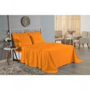 Ver imagem 4 de Jogo de Cama King Nobre 4 Peças Lençol com Elástico de 30cm de Altura Malha 100% Algodão -
