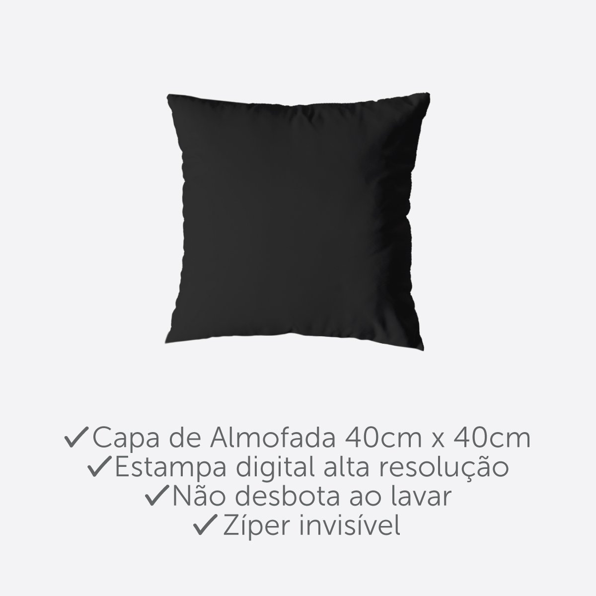 Kit 4 Capa de Almofada 40cm X 40cm Decorativas Estampadas Digital Sala Sofá Quarto Pastilhas - 4