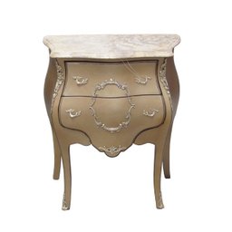 Cômoda Bombê Luxo Bronze Marmore Madeira Maciça Formosa - 1