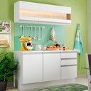 Ver imagem 1 de Cozinha Compacta 100% Mdf Smart 120 Cm Modulada Madesa
