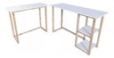 Ver imagem 5 de Kit Mesa Computador Gamer Madeira Pinus Rustico Compacta Technox Branco