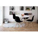 Ver imagem 2 de Mesa Eiffel Wood Tampo de Madeira 110cm Branco New Green