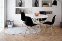 Ver imagem 2 de Mesa Eiffel Wood Tampo de Madeira 110cm Branco New Green