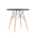 Ver imagem 3 de Mesa Eiffel Wood Tampo de Madeira 90cm Preto