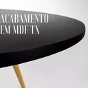 Ver imagem 4 de Mesa Eiffel Wood Tampo de Madeira 90cm Preto