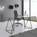 Ver imagem 2 de Mesa de Escritório Cavalete Arame Bela Vista Preto New Green