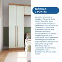 Ver mais imagens de Guarda-roupa Modulado 2 Portas Infinity