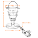Ver imagem 2 de Abajur Aramado Lampshape Branco Sala Quarto Cozinha Banheir