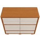 Ver mais imagens de Cômoda Grande para Quarto 10 Gavetas Marselha A04 Cinamomo Off White - Lyam Decor