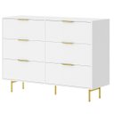 Ver imagem 4 de Cômoda para Quarto 6 Gavetas Safira Branco