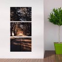 Ver imagem 3 de Quadro decorativo Vertical Corredor de Árvores Paisagem 60x120