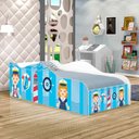 Ver imagem 1 de Mini Cama Fun Capitão Marinhos Meninos Infantil Com Colchão