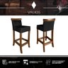 Cadeira Alta Bancada Banqueta Banco Alto Area Gourmet 65cm Valios Banqueta Alta Creta - 7