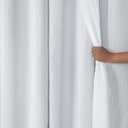 Ver imagem 4 de Cortina Luxo Blecaute com Voil Gaze Linho 2,70m X 2,30m Blackout para Sala Quarto Porta Balão Branco