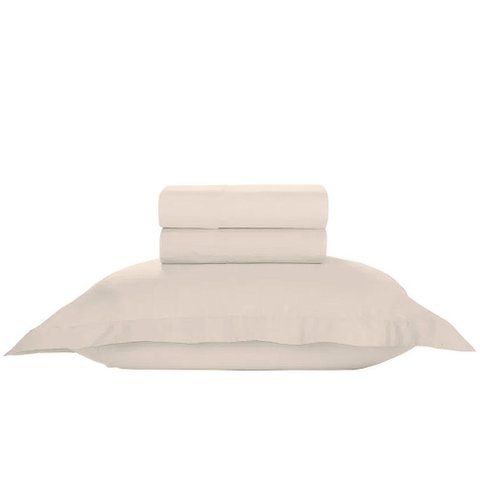 Jogo de Cama Solteiro Liso 300 Fios Nova América:pérola