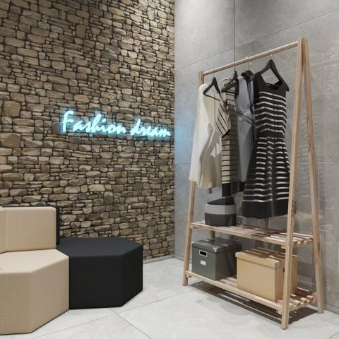 Cabideiro Arara para Roupas 170cm Altura C/ Sapateira