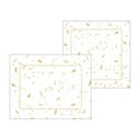 Ver imagem 2 de Kit Jogo Americano + Guardanapo Natal Dourado Glitter Nsw 4 Peças