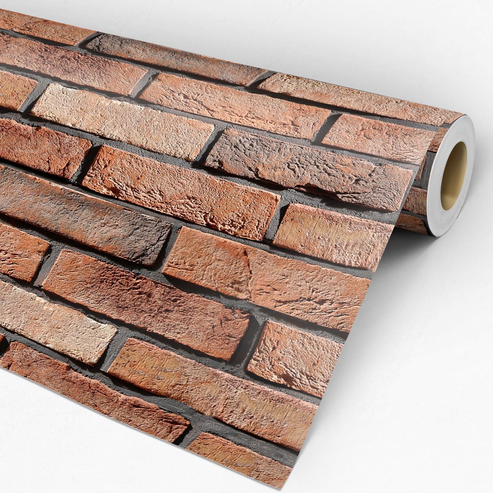 Papel de Parede Adesivo Tijolinho à vista Decor  33 - 2