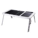 Ver imagem 2 de Mesa para Notebook Retrátil com Cooler Duplo e Base com Porta Copos