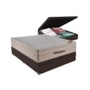 Ver imagem 1 de Cama Box Baú Casal Molas Ensacadas Airtech Springpocket 138x188 Marrom - Ortobom