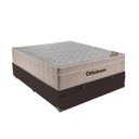 Ver imagem 2 de Cama Box Baú Casal Molas Ensacadas Airtech Springpocket 138x188 Marrom - Ortobom