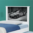Ver imagem 3 de Cama Bibox Solteiro Carro Sport Chumbo