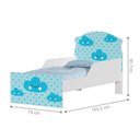 Ver imagem 2 de Mini Cama Nuvens Meninos com Colchão