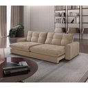 Ver imagem 1 de Sofá Firenze Linho 02 Módulos de 80cm B25cm Meu Sofá Online A226 Linho Bege